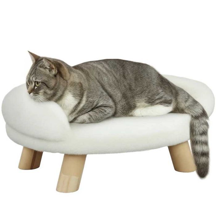 Легло за домашни любимци PawHut за котки и кучета до 5 кг/30 см