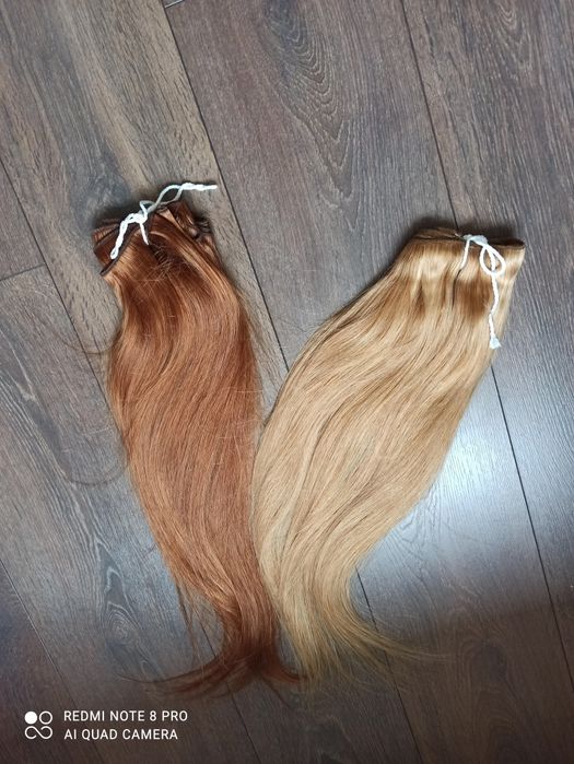 Естествена коса за удължаване- дълга 60 см . Индийска