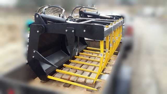 Furca de gunoi cu graifer