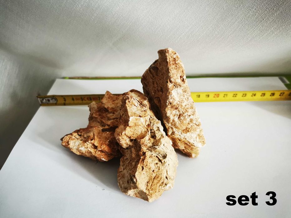 Ornamente naturale (la set) pentru terarii, acvarii, spatii int si ext