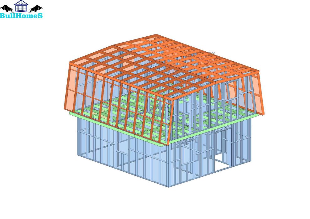 Къща,Бунгало,Преместваема къща,Сглобяеми къщи,Модулни,Жилищни-70м²