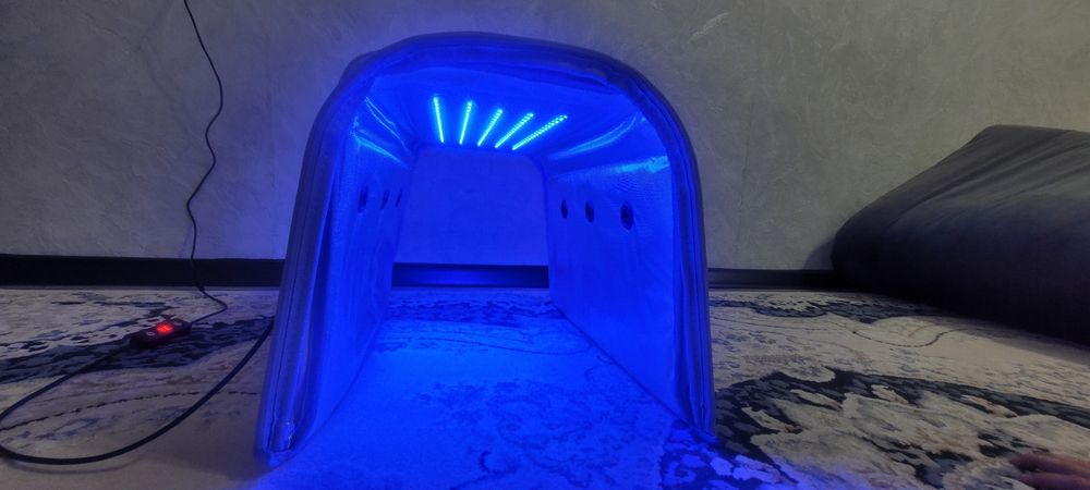 Фотолампа от желтушки + очки