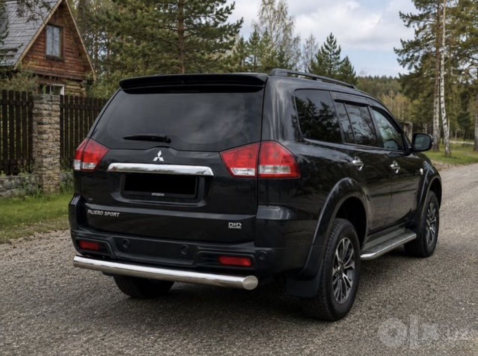 Защита бампера Mitsubishi l200 Pajero Sport