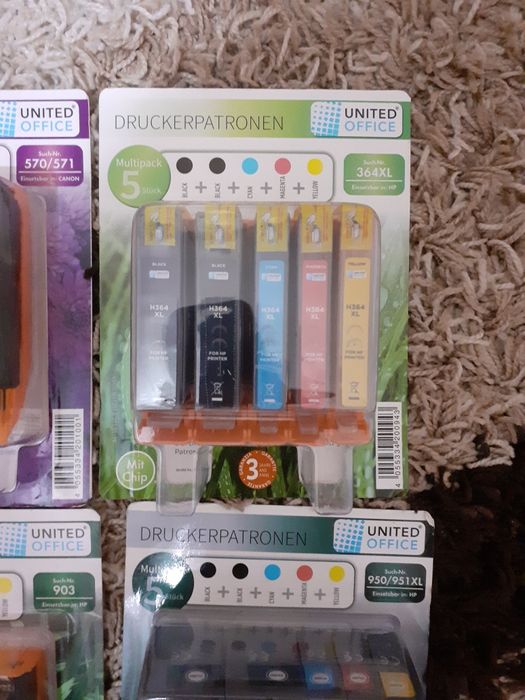 тонер касети за принтери,hp/canon,нови,мастила