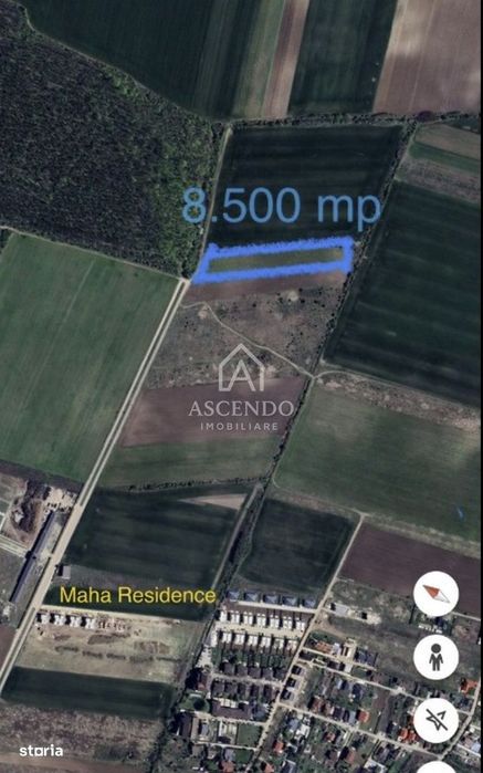 Vanzare teren 8.500 mp – Corbeanca, zona Ostratu | Lângă pădure