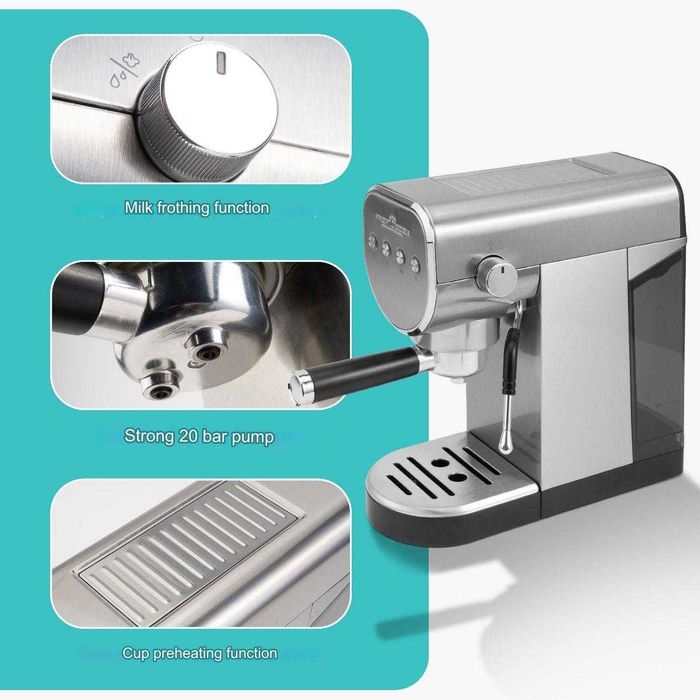 ProfiCook 2в1 машина за еспресо