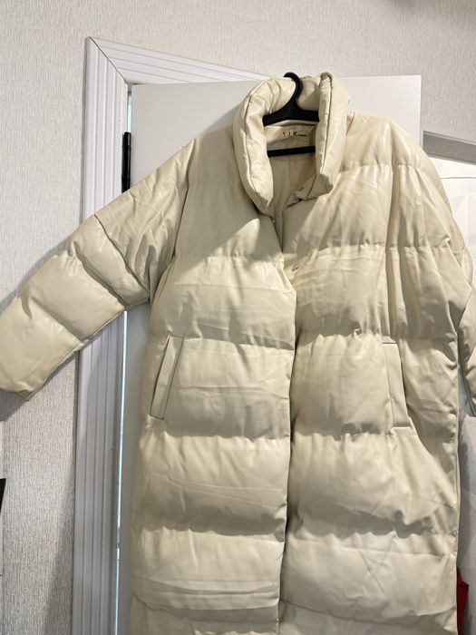 куртка,кожаная, длинная