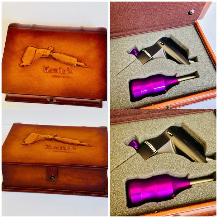 Vand Full Kit pentru tatuat- aparat, sursa, pedala, ace si consumabile.