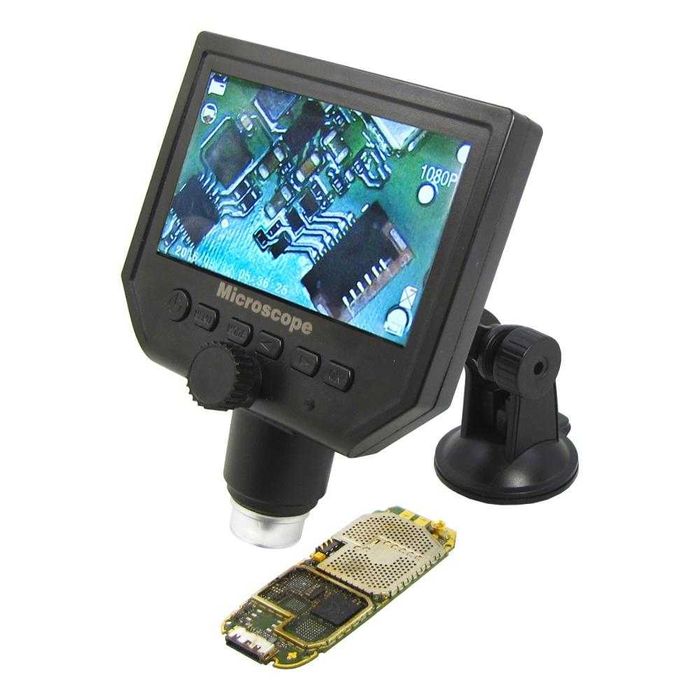 Цифров микроскоп G600 с 4.3'' монитор, увеличение до 600X