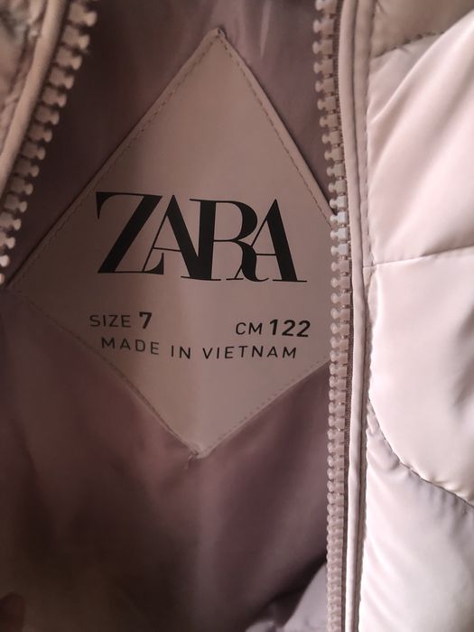Ново яке Зара Zara пепел роза - 122см/7г
