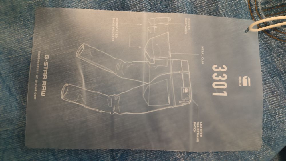Ново дънки Gstar 3301 staight