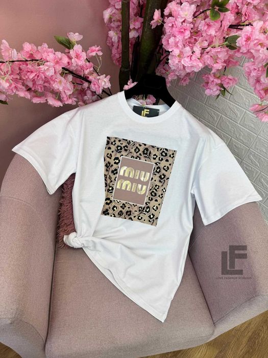 Ново! Тениски Guess, Miu Miu оверсайз модели в различни цветове