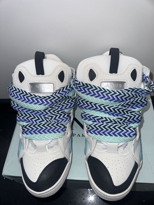 Lanvin Curb alb si albastru