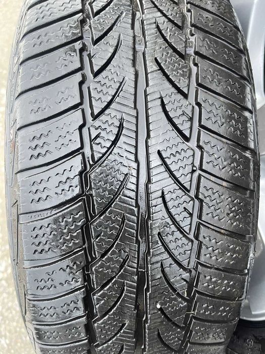 Set jante aliaj R16 gama VAG 5x112 cu anvelope de iarna 205 60 R16