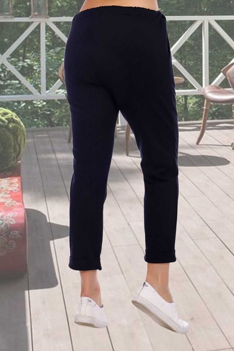 Женские брюки темно-синие