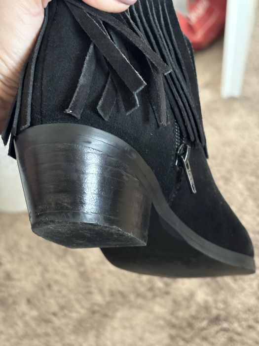 Borine cu franjuri, piele naturala 37