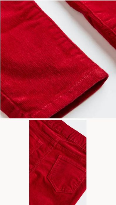 Lot haine fetițe H&M/ C&A noi: pantalon de catifea+bluza catifelată