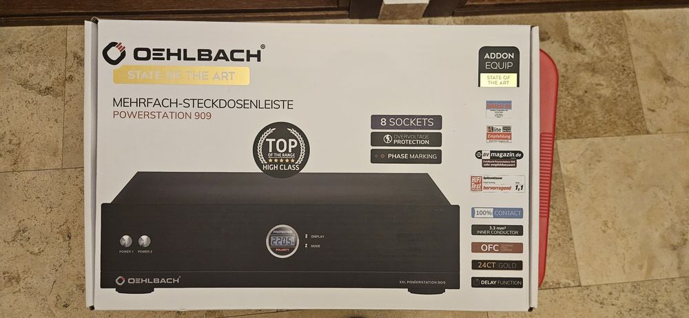 Oehlbach Powerstation 909 – filtru alimentare Hi-Fi High-End, ca nou