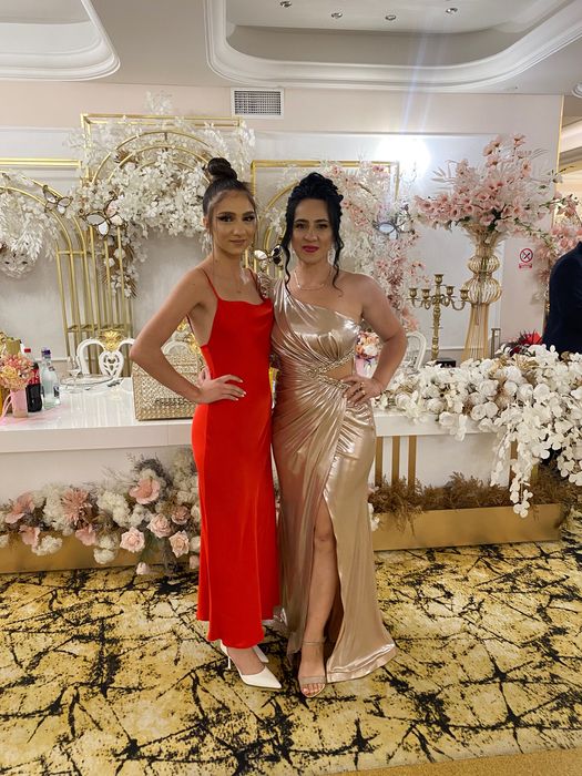 Rochie lunga eleganta aurie