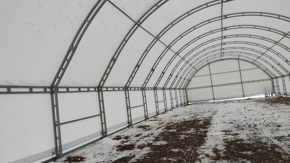 Изготовим ангар из ПВХ любой размер