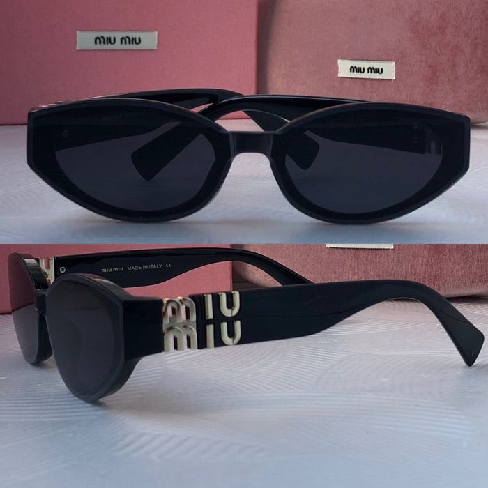 Дамски слънчеви очила елипса овални кръгли 2025 2 цвята черни