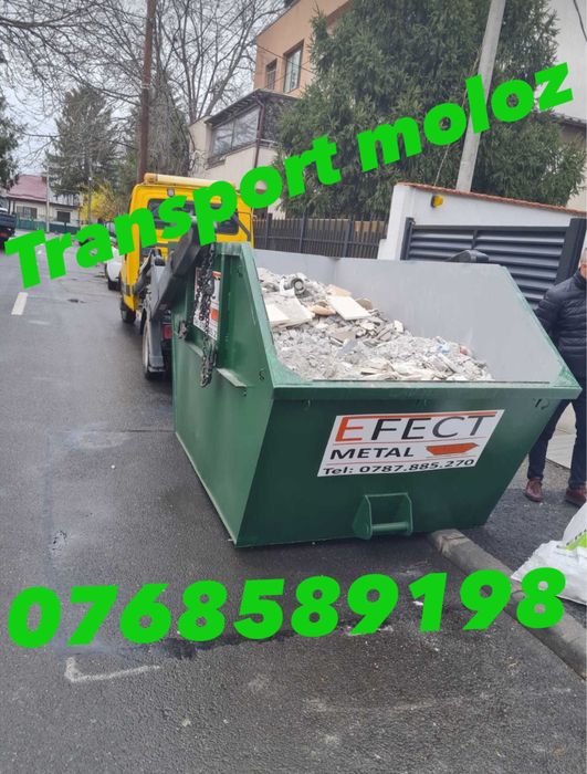 Transport Moloz Gunoi nisip piatra Decopertam gresie demolari