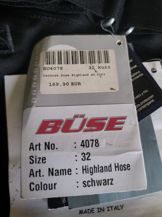 Büse Higland Hose textile trousers
Büse *Highland* Textile Trousers