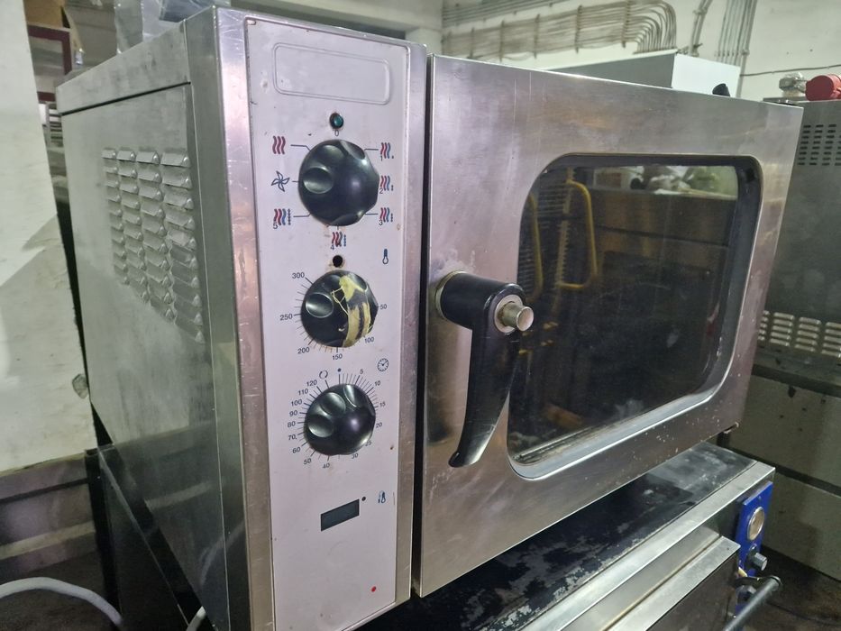 Cuptor convectie gastro, hota inox fast food