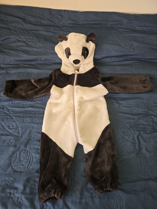 Бебешки плюшен гащеризон панда