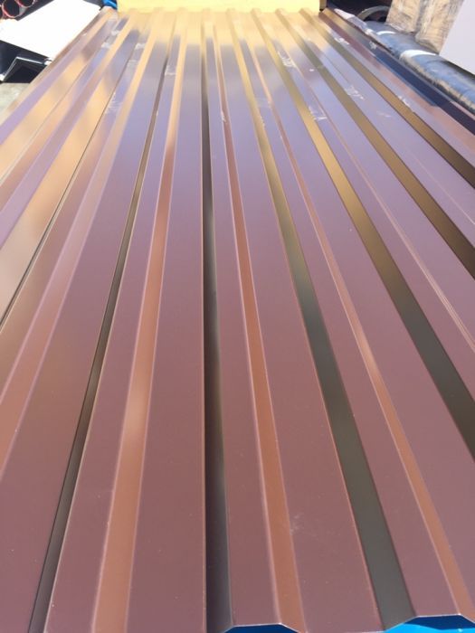 Tabla zincata colorata