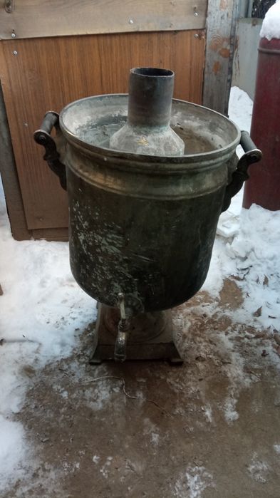 Самовар дровяной, жаровый. 40 литровый.