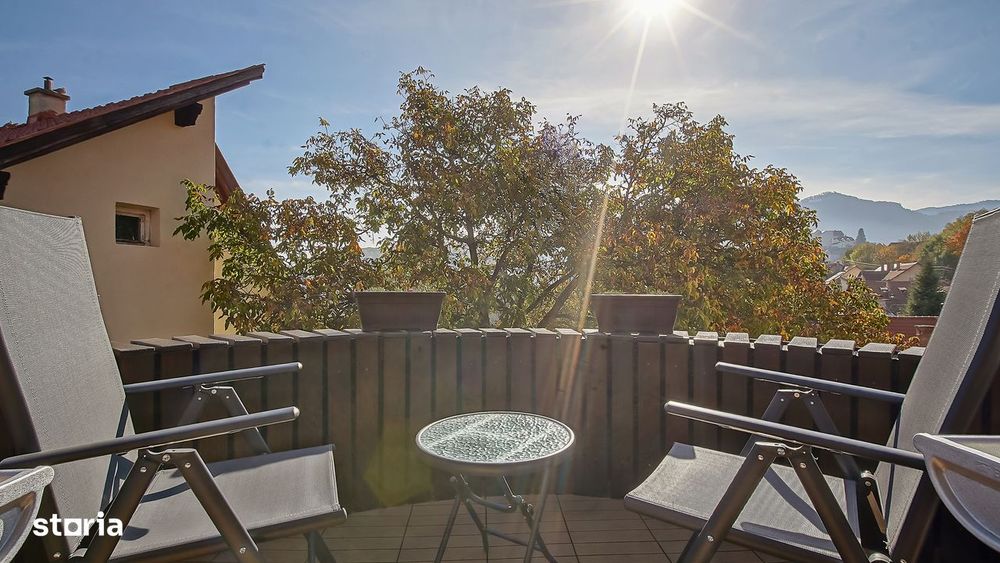 Apartament cu curte | 130 + teren 300 mp | Vedere panoramică Tâmpa