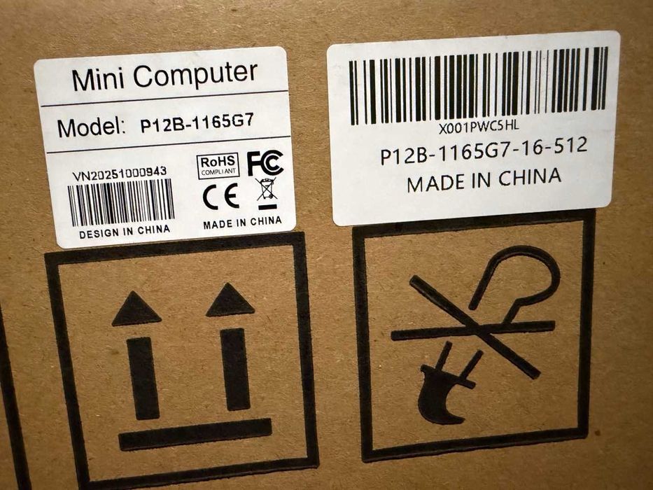MiniPC / Venoen P12B-1165G7 / i7 Gen11 / 16+512 / NOU