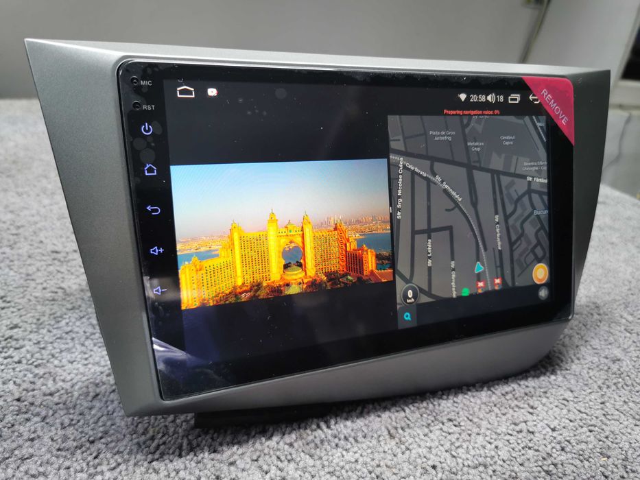 Navigatie Android Seat Leon 2005-2012 4/64gb QLED octacore port SIM