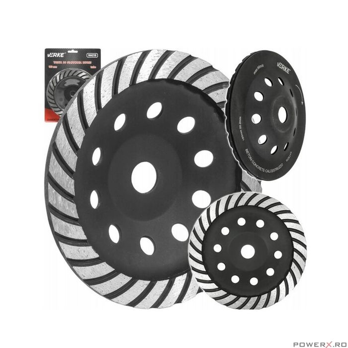 Disc diamantat pentru slefuit suprafete din beton, 180 x 22.2 x 4 mm,