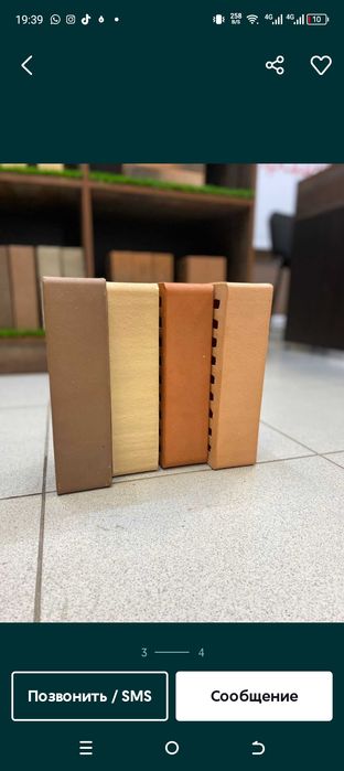 Кирпич облицовочный в ассортименте