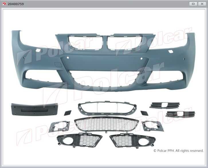 Bara de protectie (bara fata) BMW seria 3 E90 / E91 2004-2008 M-TECH