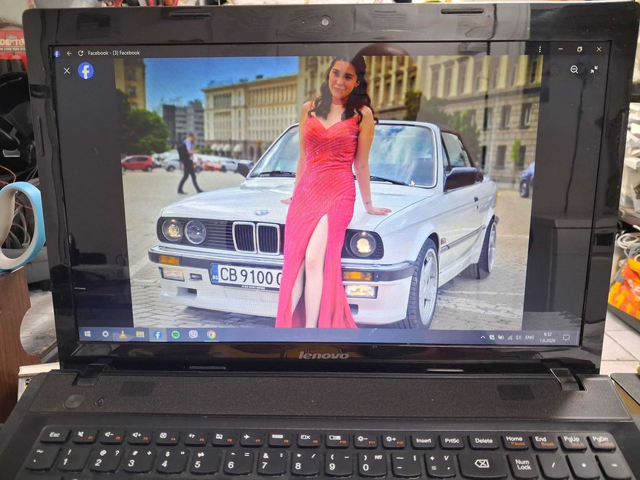 Лаптоп Леново G 510 8GB RAM ,250 GB SSD, Widndows 10