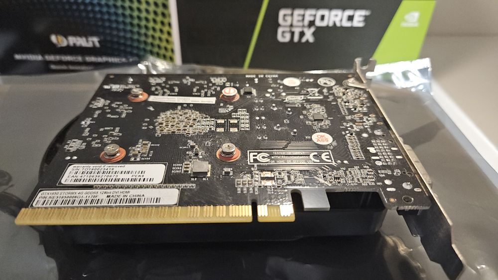 Видеокарта Storm Palit gtx 1650 4gb