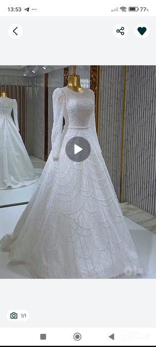 Kelin ko'ylak sotiladi. Продается свадебное платье