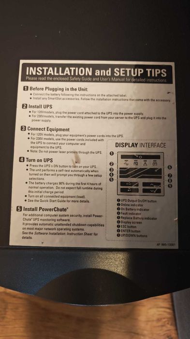 Vand UPS APC Smart 1000