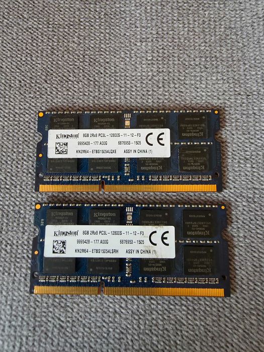 Vind Memorii laptop DDR3  -12800S 8gb buc