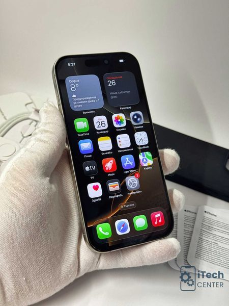 iPhone 16 Pro, 128GB, Natural, НЕРАЗЛИЧИМ ОТ НОВ, 1г. ГАРАНЦИЯ!