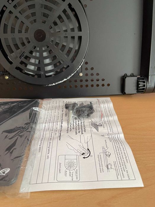 Нова масичка за лаптоп с поставка и охладителен вентилатор