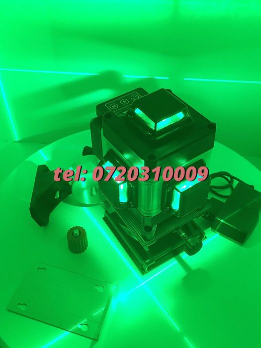 Reducere Auto Nivela Laser  Laser Verde 4d 16 Linii Cu Telecomanda