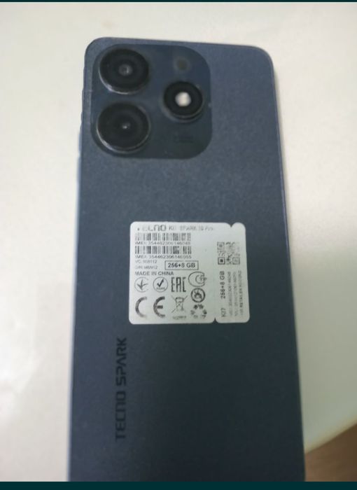 Tecno Spark Pro 8+8/256 100$ kelishiladi