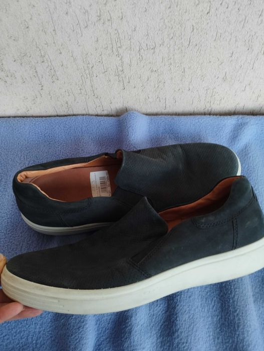 Чехли Birkenstock и мокасини ecco номер 47.