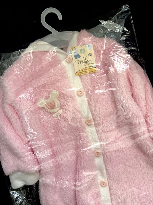 Детский плюшевый комбинезон, 6-9 месяцев