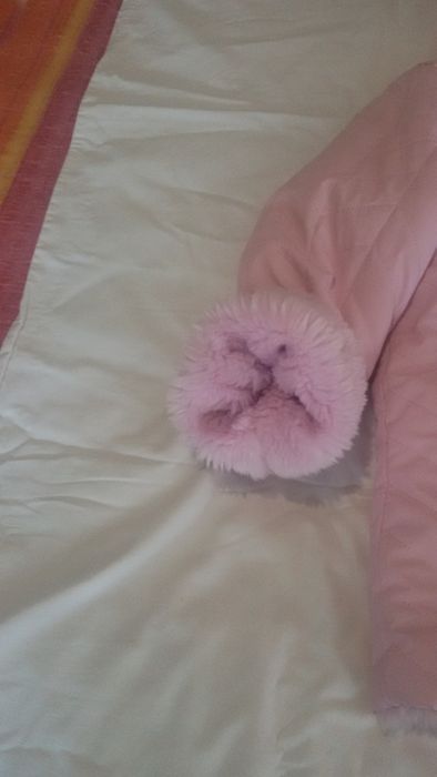 Детско яке с ДВЕ ЛИЦА-кожухче и промазка