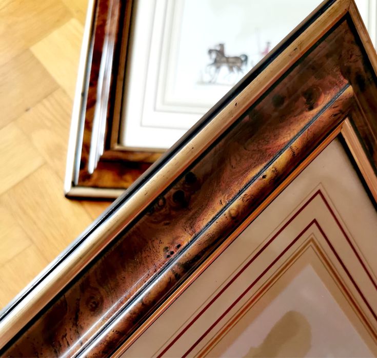 Колекция антикварни картини от дървени гравюри на Henry Lemarte 2бр.